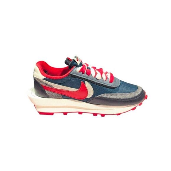 NIKE LD Waffle 'Sacai Undercover Midnight Spruce University Red' Running Shoes S - Picture 7 of 11